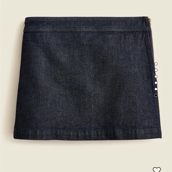 J crew denim skort size 6 NWT - Picture 2 of 5